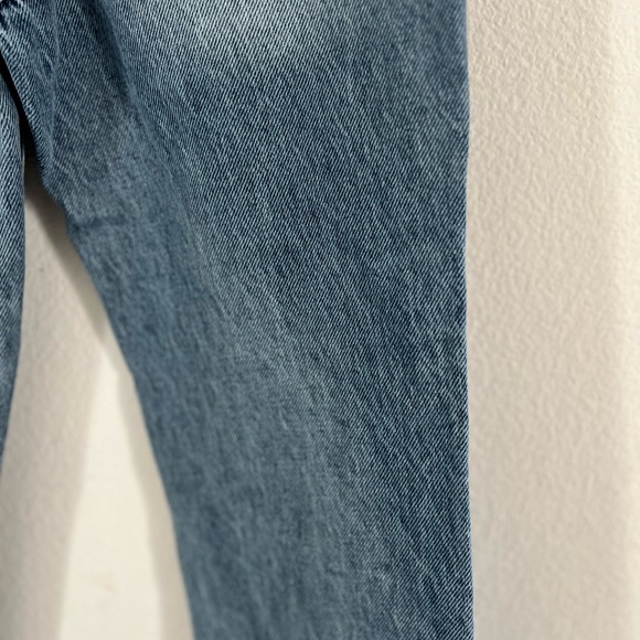 Size 10 girls blue jeans with adjustable waist. 7 For all mankind brand. - Picture 11 of 13